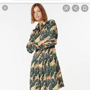 J crew giraffe dress NWT